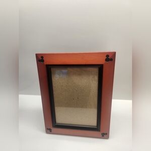 Disney Mickey Mouse Heads Cherry Wood Frame For 5x7 Photos
